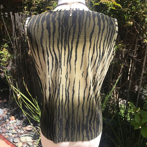 NOTATIONS Pleated Jungle Top EUC! - Picture 5 of 8